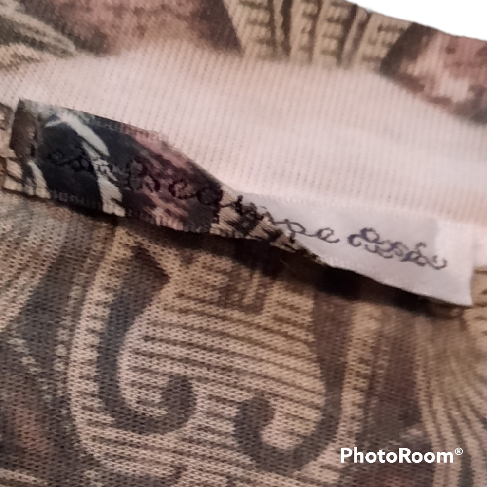 Graphic multicolor studded tribal short sleeve tee - Picture 6 of 7